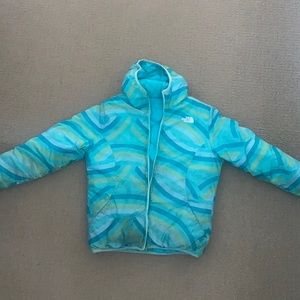 Girls Youth North Face Reversible Winter Coat